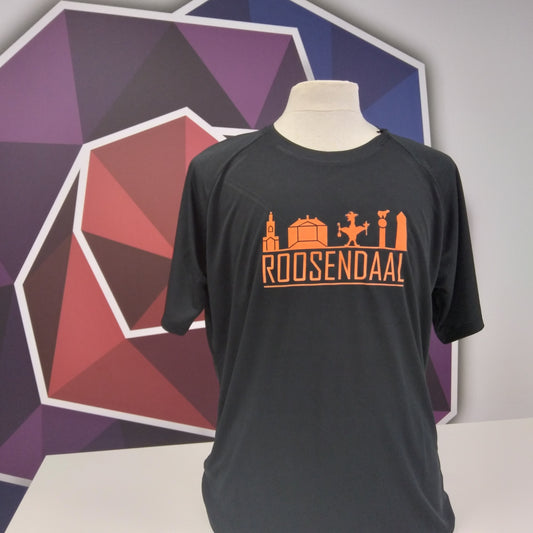 T-shirt Roosendaal Zwart